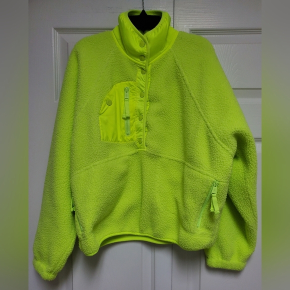 FP Movement Hit The Slopes Fleece Jacket/Neon Yellow - Picture 5 of 11